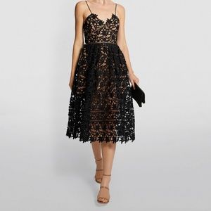 Self Portrait Lace Azaelea Midi Dress